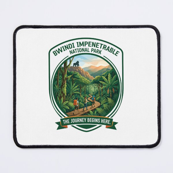 Item preview, Bwindi Impenetrable National Park The Journey Begins Here Uganda Gorilla Trekking Travel Hiking Adventure designed and sold by Simsimah26Parks.