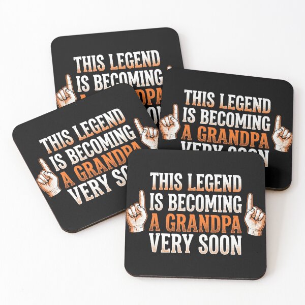 Item preview, This Legend Is Becoming A Grandpa Very Soon Retro Announcement designed and sold by TeNovaStudio ⭐⭐⭐⭐⭐.