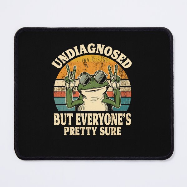 Item preview, Undiagnosed But Everyone's Pretty Sure Neurodivergent Humor Relatable Personality designed and sold by RetroMini2026.