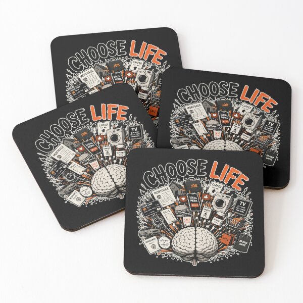Item preview, Choose Life – Anti Consumerism Brain Explosion designed and sold by Ngeblart.