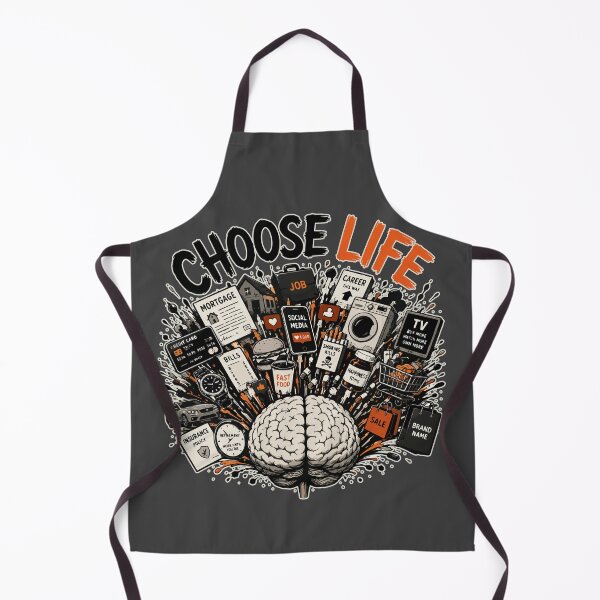 Item preview, Choose Life – Anti Consumerism Brain Explosion designed and sold by Ngeblart.