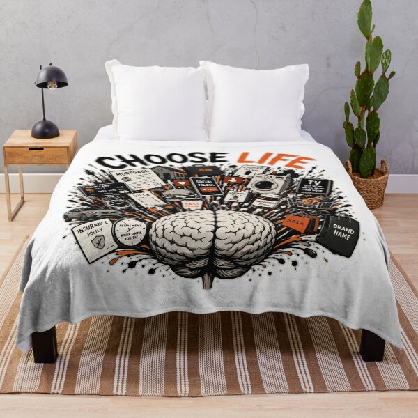 Item preview, Choose Life – Anti Consumerism Brain Explosion designed and sold by Ngeblart.