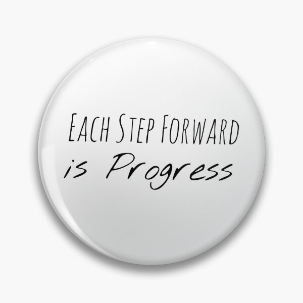 Item preview, Each Step Forward is Progress – Motivation Affirmation designed and sold by Camila  Ardila.