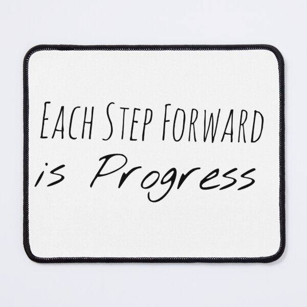 Item preview, Each Step Forward is Progress – Motivation Affirmation designed and sold by Camila Ardila.