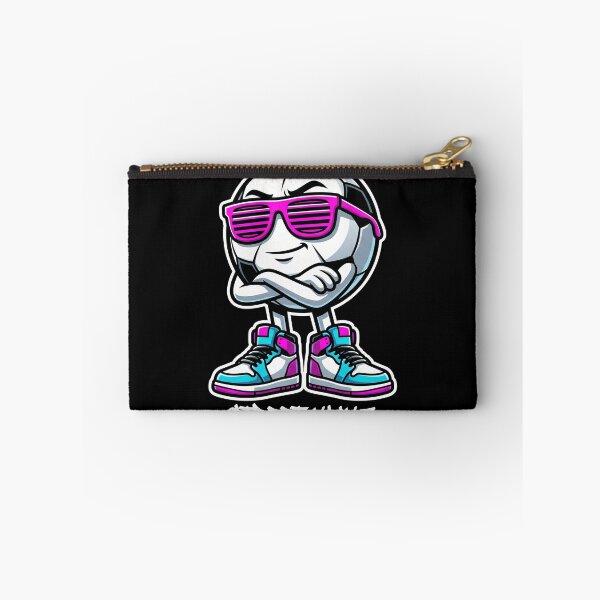 Item preview, Street Kickz Cool Soccer Ball Mascot Retro Neon Sneakers designed and sold by TeNovaStudio.