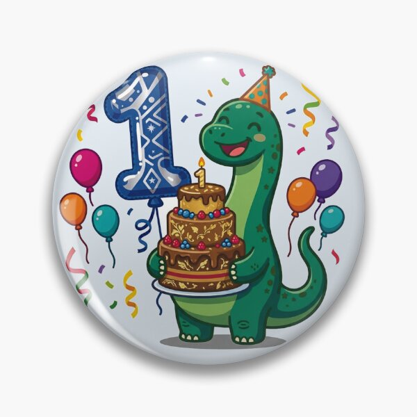 Item preview, One Saurus green long neck 1st birthday boy/girl gift toddler dino lover designed and sold by Tronstell.