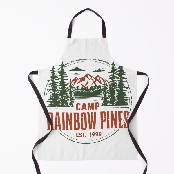 Item preview, Camp Rainbow Pines Vintage Mountain Camping Graphic designed and sold by EchoPrint Co..