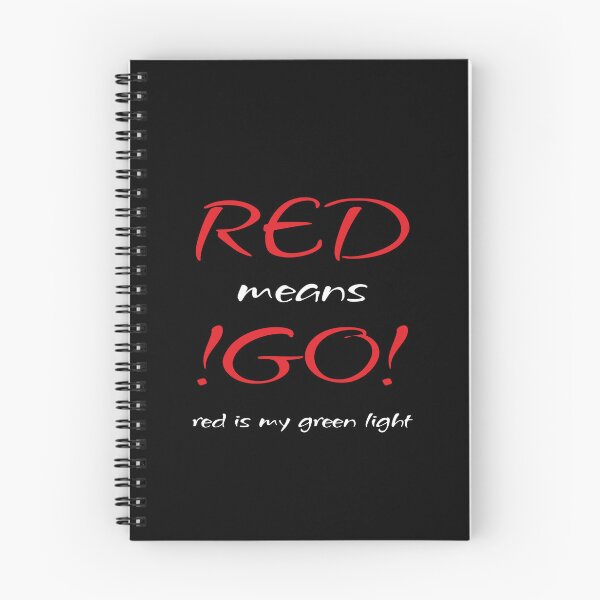 Item preview, RED means !GO! (Red+White) designed and sold by Pencil & Pixel.