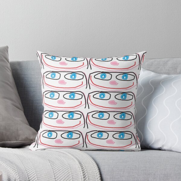 Item preview, a simple, stylized digital drawing of a wide, cartoonish face designed and sold by buynowandtoday.