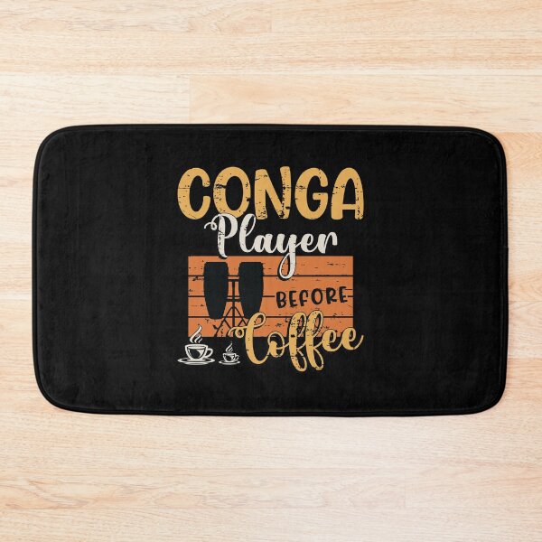 Item preview, Conga Player Before Coffee Drummer Coffee Lover designed and sold by tshirtconcepts.