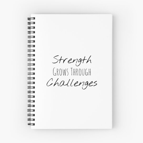 Item preview, Strength Grows Through Challenges – Resilience Affirmation designed and sold by Camila  Ardila.