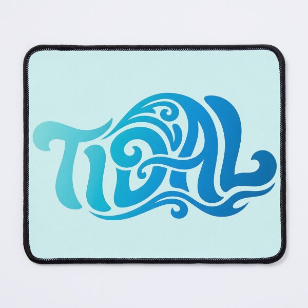 Item preview, Tidal – Groovy Coastal Word Design designed and sold by Sea Gem.