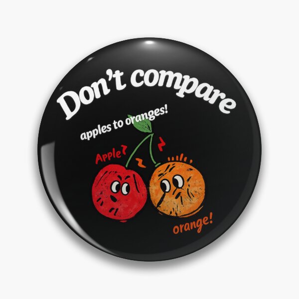 Item preview, Don't Compare Apples to Oranges | K-Pop Inspired Cute Fruit Design designed and sold by K-Fashion Hub.