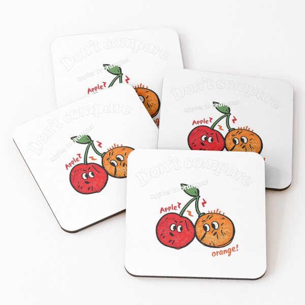 Item preview, Don't Compare Apples to Oranges | K-Pop Inspired Cute Fruit Design designed and sold by K-Fashion Hub.