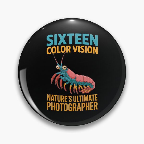 Item preview, Mantis Shrimp Vision Bold Science Humor Vibrant Marine Creature designed and sold by NaturEdeN.