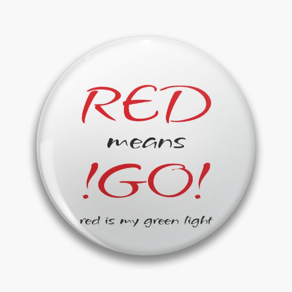 Item preview, RED means !GO! (Red+Black) designed and sold by Pencil & Pixel.