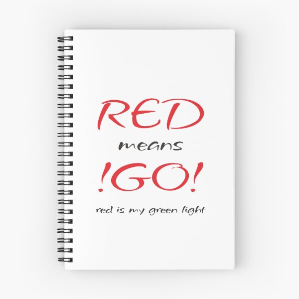Item preview, RED means !GO! (Red+Black) designed and sold by Pencil & Pixel.