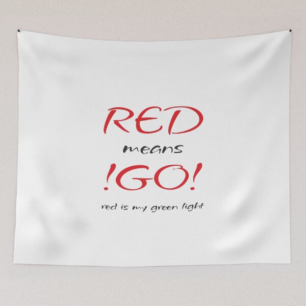 Item preview, RED means !GO! (Red+Black) designed and sold by Pencil & Pixel.