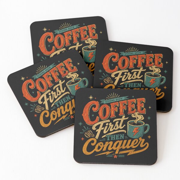 Item preview, Primeiro o café, depois a conquista. designed and sold by Estudiocria.