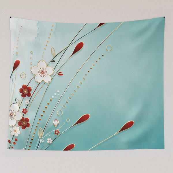 Item preview,     Teal Blossom Symphony designed and sold by Kimberly Palmer.
