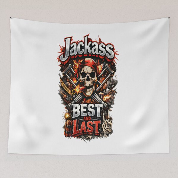 Item preview, Jackass Best And Last Skull Explosion Vintage Graphic designed and sold by CatLovers Studio.