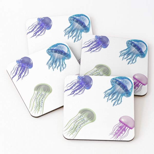 Item preview, Cosmic Bioluminescent Neon Jellyfish Deep Ocean Aesthetic Glow pack designed and sold by Art_IN_Design Pack.
