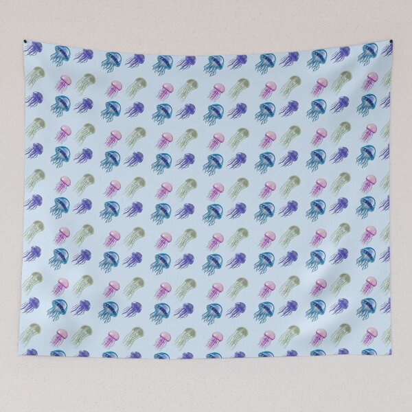 Item preview, Cosmic Bioluminescent Neon Jellyfish Deep Ocean Aesthetic Glow pack designed and sold by Art_IN_Design.