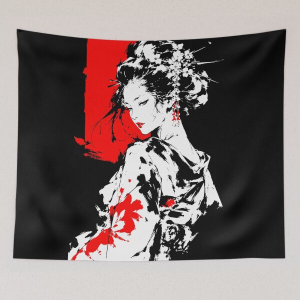 Item preview, Red Geisha brush designed and sold by OniricaDesign.