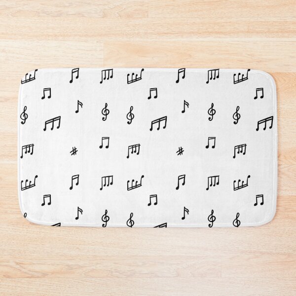 Item preview, Hand Drawn Musical Notes Pattern | Minimalist Music Design designed and sold by Vintage Letter Stickers.