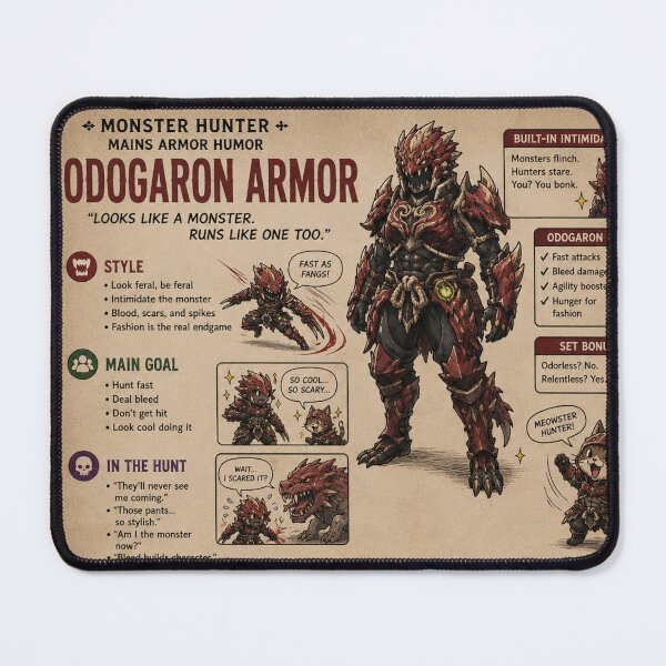 Item preview, Monster Hunter odogaron armor designed and sold by CharmingFlowers.