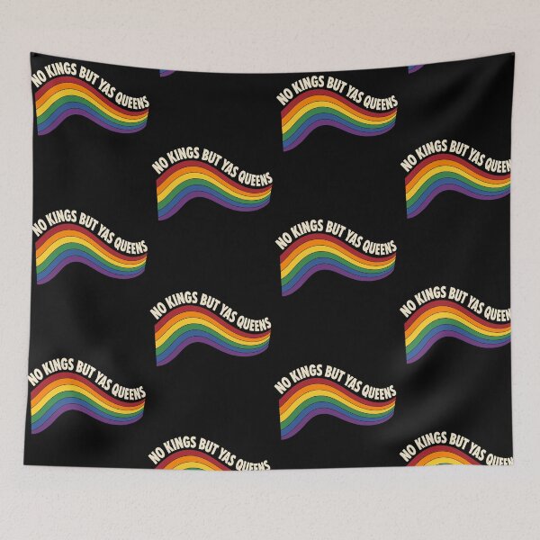 Item preview, No Kings But Yas Queens LGBTQ Pride Rainbow Protest designed and sold by b3ida-zl.