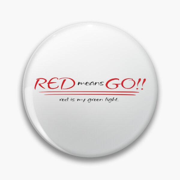 Item preview, RED means GO!! (Red+Black) designed and sold by Pencil & Pixel.