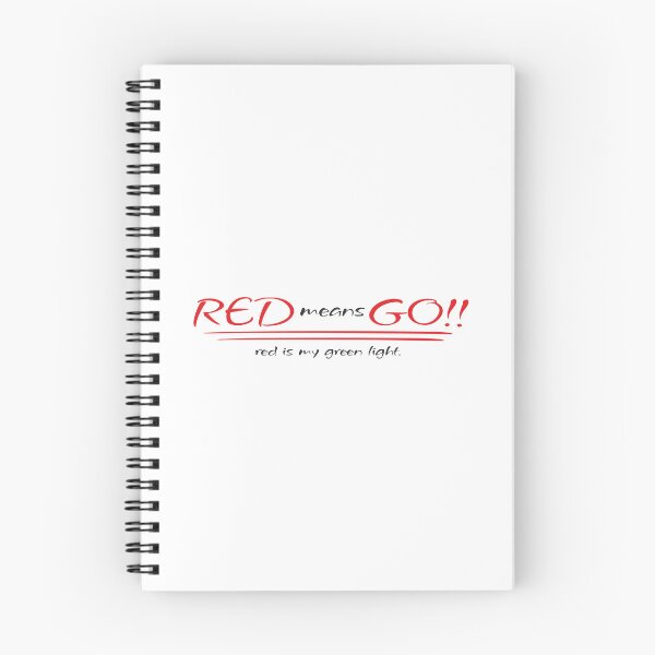 Item preview, RED means GO!! (Red+Black) designed and sold by Pencil & Pixel.
