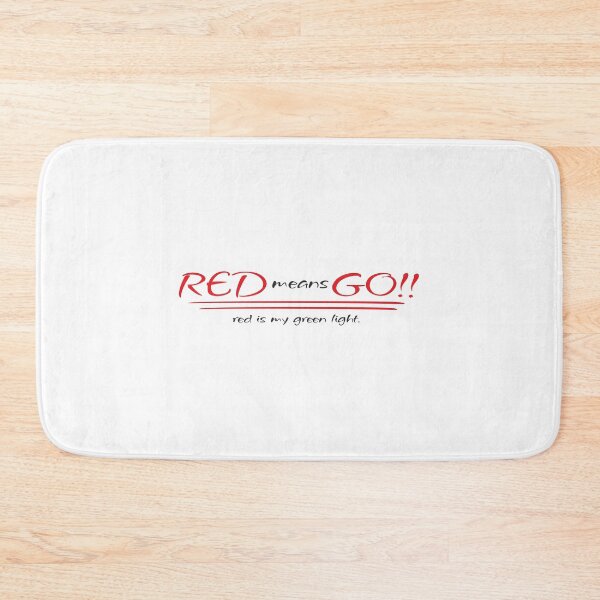 Item preview, RED means GO!! (Red+Black) designed and sold by Pencil & Pixel.