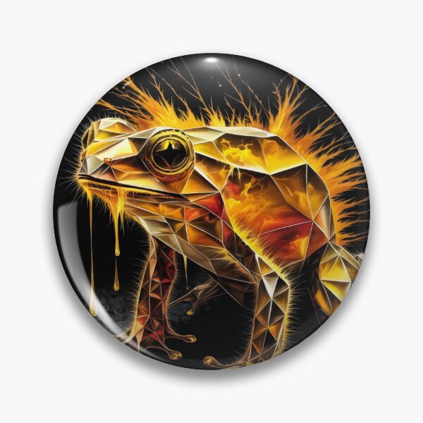 Item preview, Golden frog. designed and sold by MyHappyArtShop.