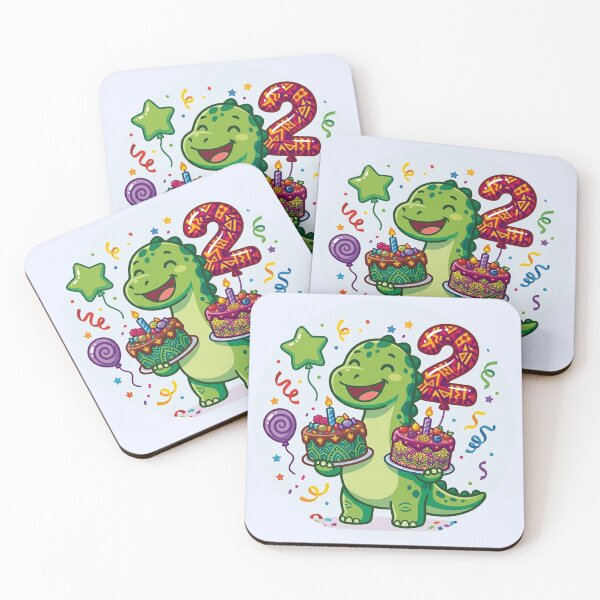 Item preview, Two Saurus Green Sauropod 2nd Birthday Boy/Girl Gift Toddler Dino Lover designed and sold by Tronstell.