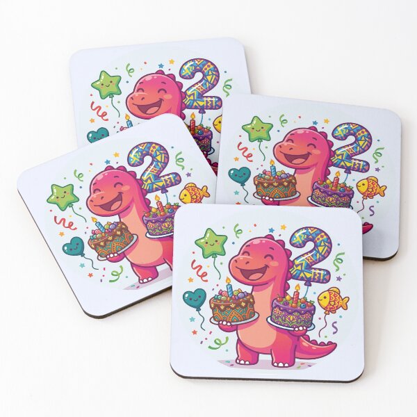 Item preview, Two Saurus Pink Sauropod 2nd Birthday Girl Gift Toddler Dino Lover designed and sold by Tronstell.
