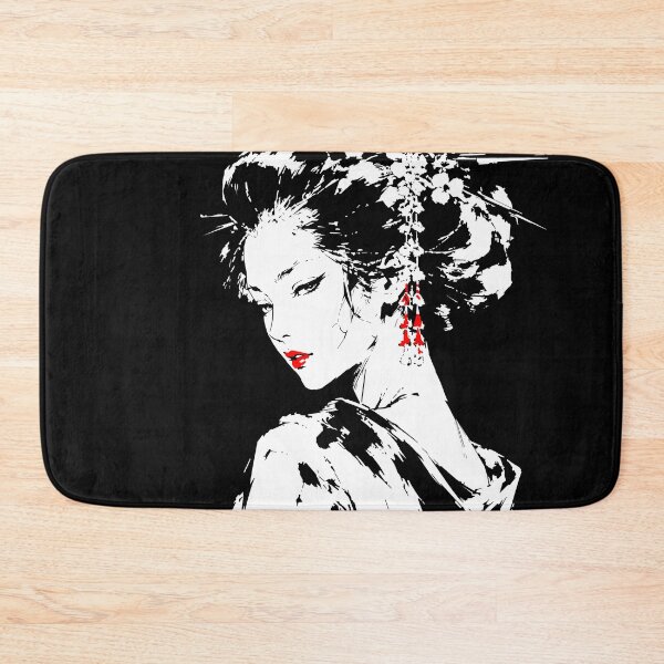 Item preview, RED Geisha brush poster designed and sold by OniricaDesign.