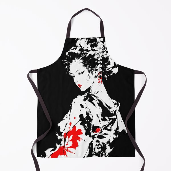 Item preview, RED Geisha brush poster designed and sold by OniricaDesign.