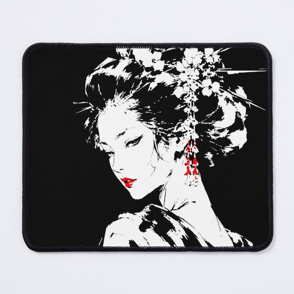 Item preview, RED Geisha brush poster designed and sold by OniricaDesign.