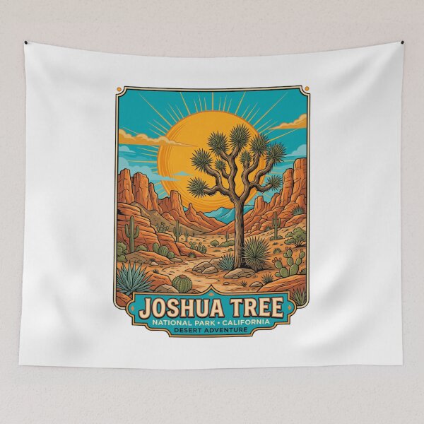 Item preview, Joshua Tree National Park California Desert Adventure Travel Hiking designed and sold by Simsimah26Parks.