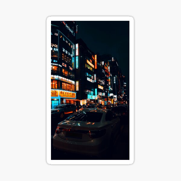 Aperçu de l'œuvre nuits occupées (édition orange et sarcelle) créée et vendue par calinedesign.