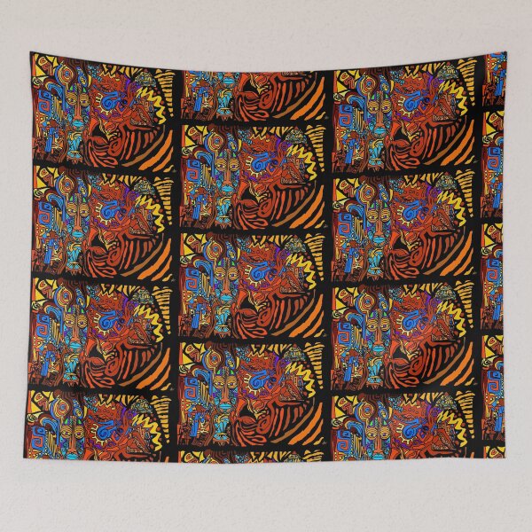 Aperçu de l'œuvre Art tribal n° 3 créée et vendue par givememytees.