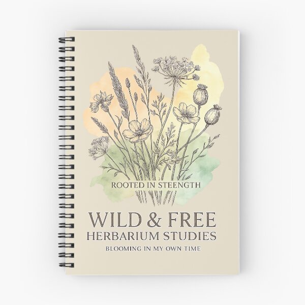 Item preview, Wild & Free Herbarium Studies Botanical Wildflower Design designed and sold by IRYNASHOP.