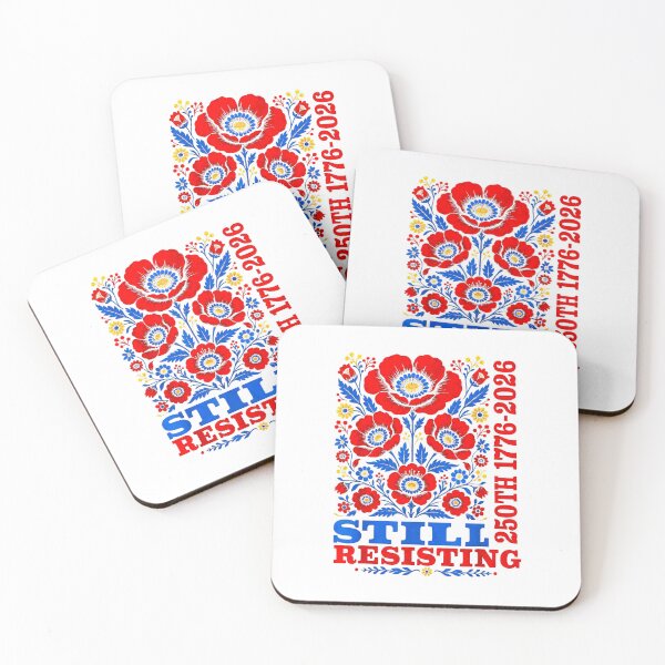 Item preview, Still Resisting Since 250th 1776-2026 Patriotic Feminist Boho Floral designed and sold by b3ida-zl.