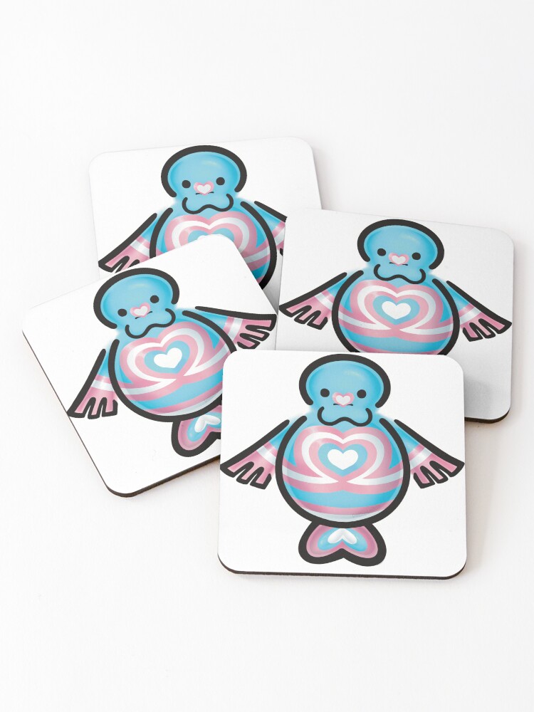 Thumbnail 1 of 5, Coasters (Set of 4), Trans Rights designed and sold by petselkie.