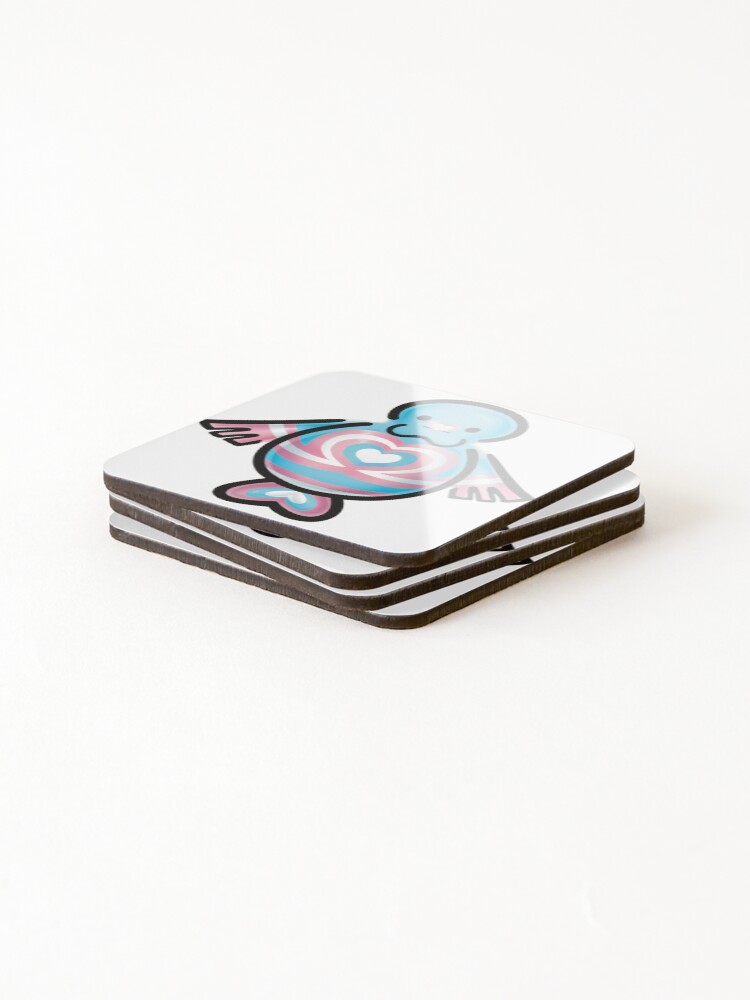 Thumbnail 4 of 5, Coasters (Set of 4), Trans Rights designed and sold by petselkie.