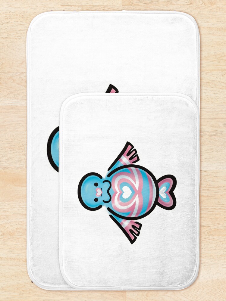 Thumbnail 5 of 6, Bath Mat, Trans Rights designed and sold by petselkie.