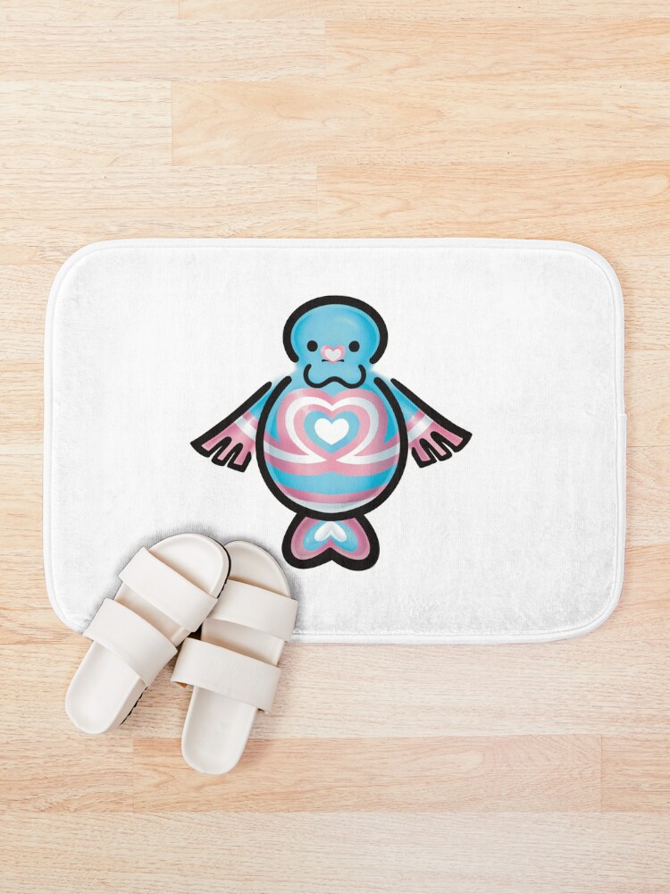 Thumbnail 1 of 6, Bath Mat, Trans Rights designed and sold by petselkie.