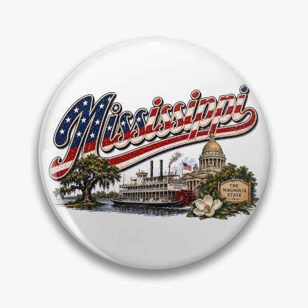 Item preview, MISSISSIPPI1 Flag Letterings america designed and sold by LIOKING333.